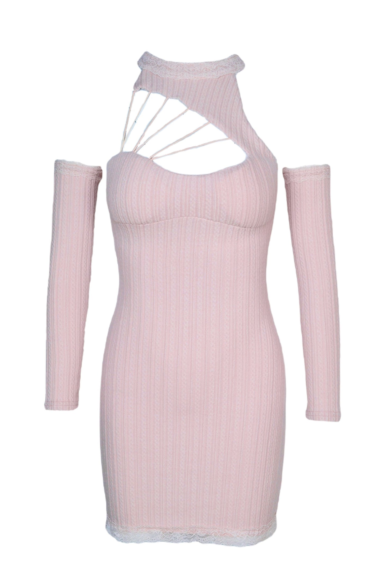 Off-Shoulder Knit Dress