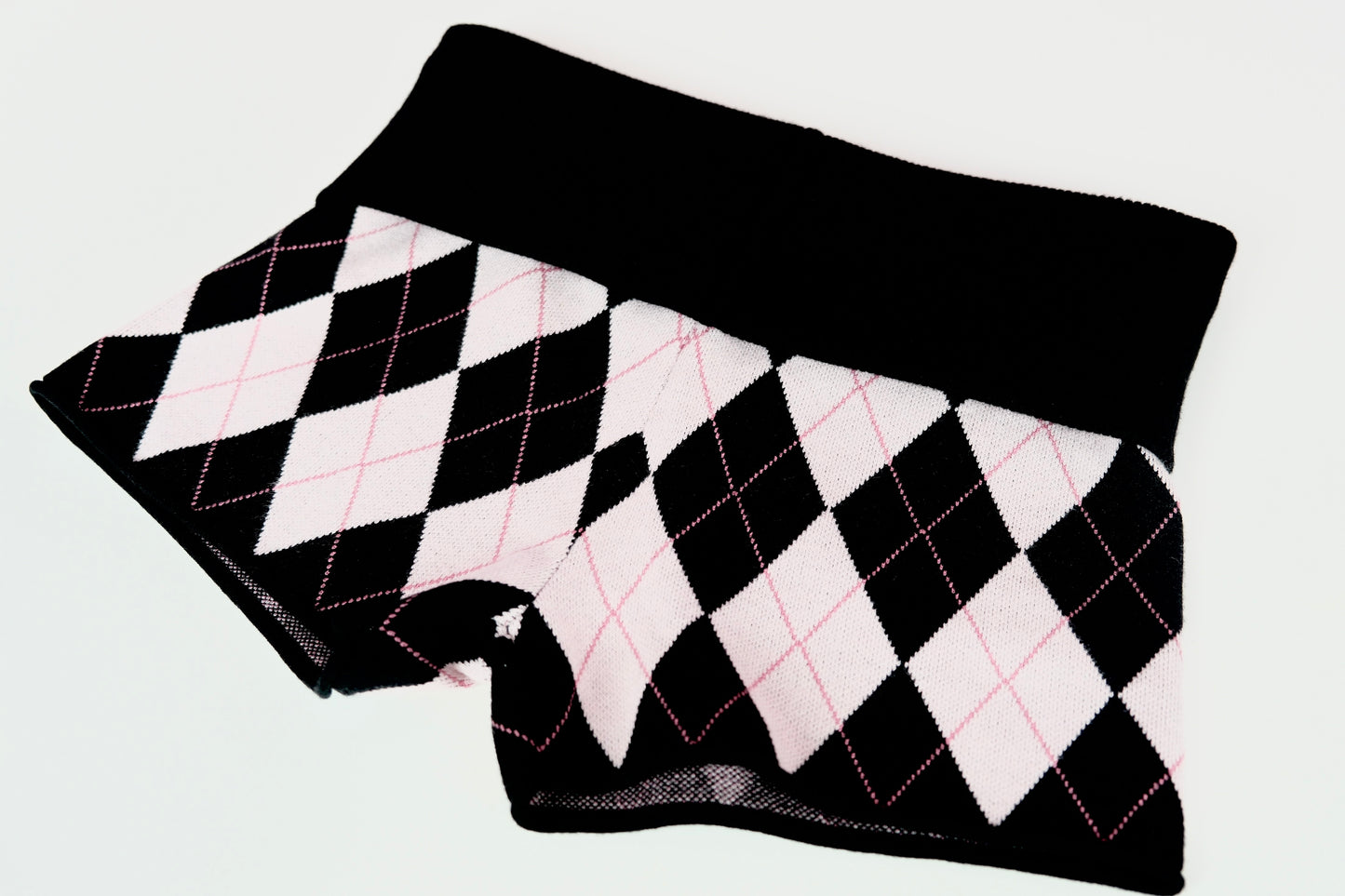 Tartan Print Sweater & Pants Suit