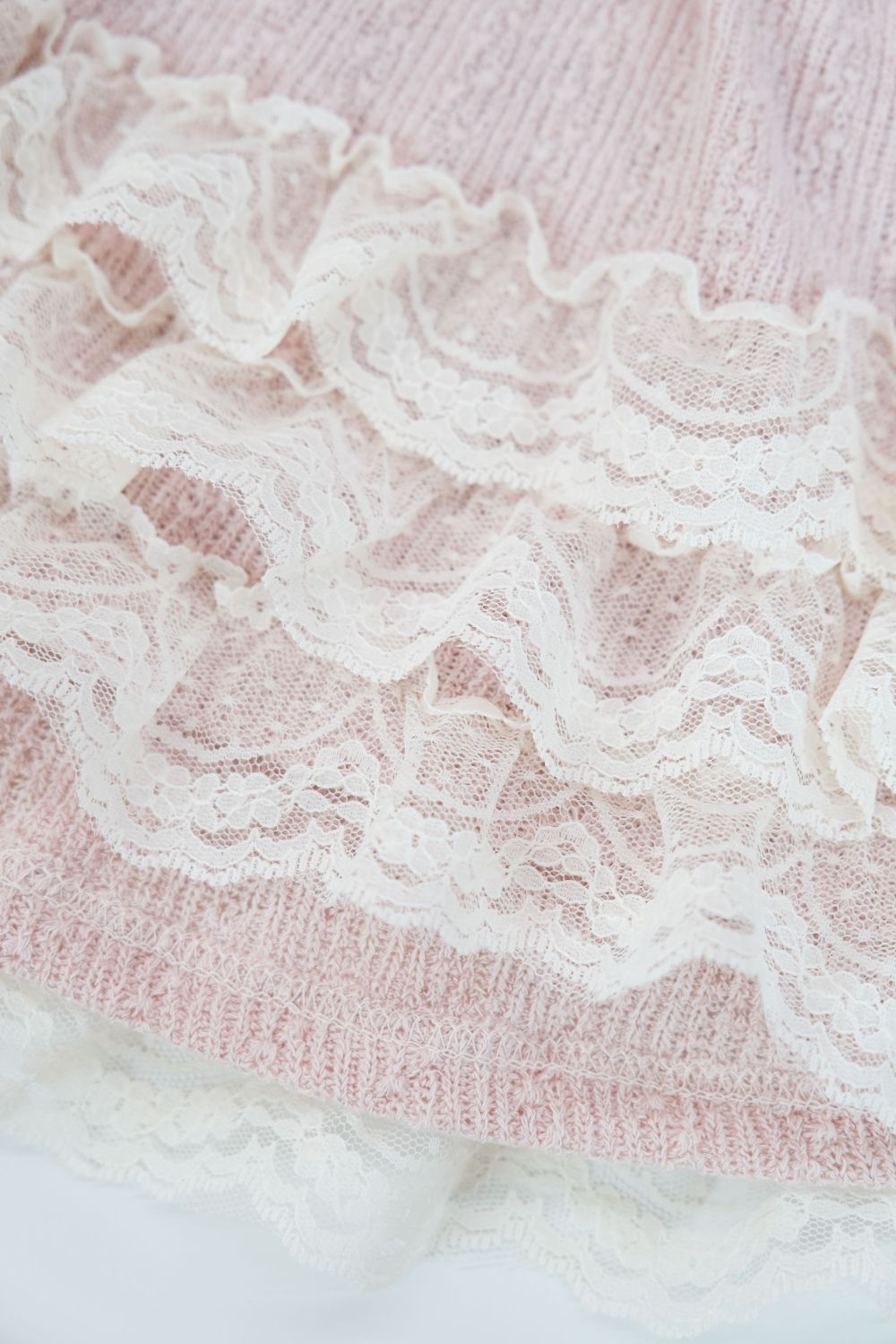 Pink Lace-Trim Camisole