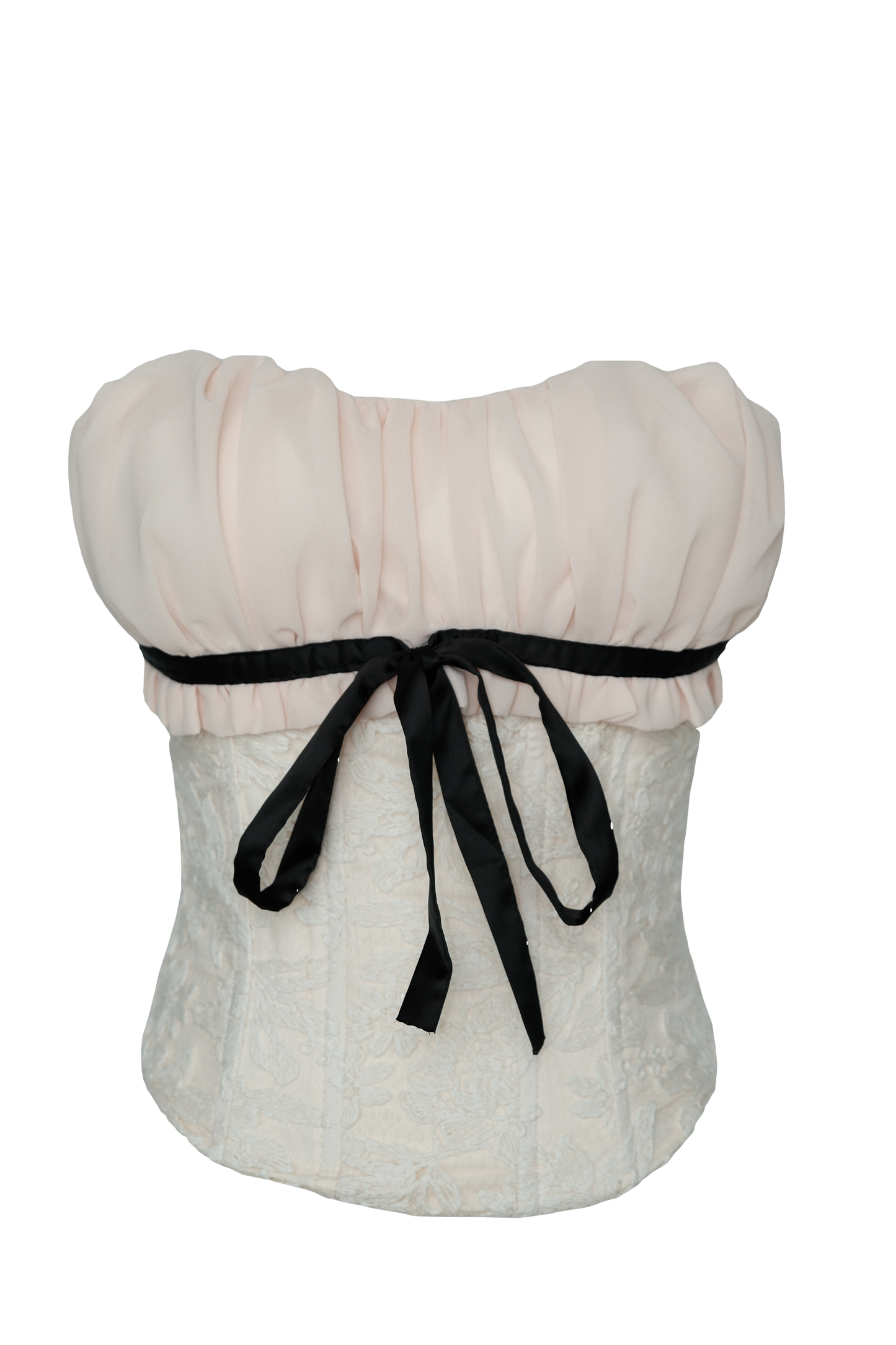 Lace Boned Bustier Corset