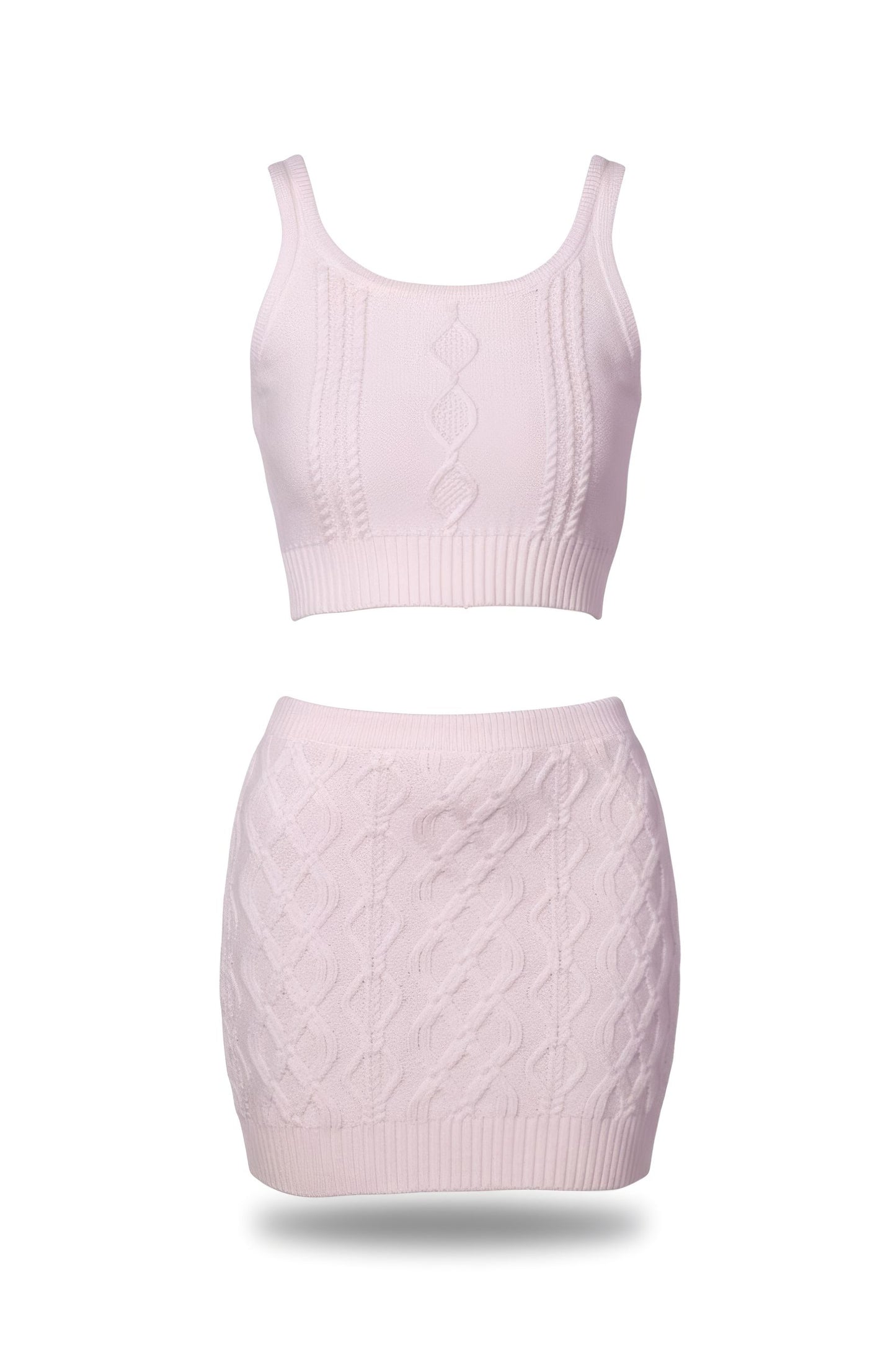Knit Tank and Fitted Skirt Set