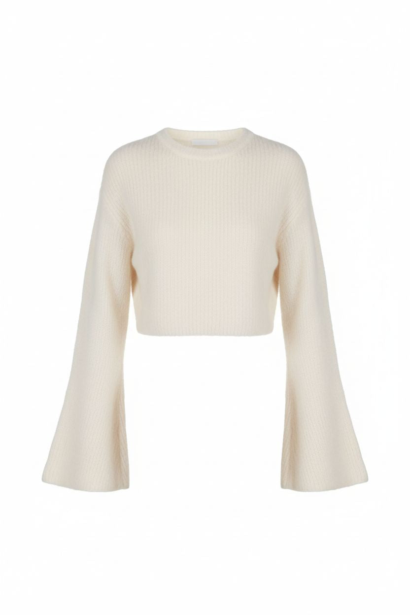 oose Cropped Knit Sweater – Cozy Lazy Fit