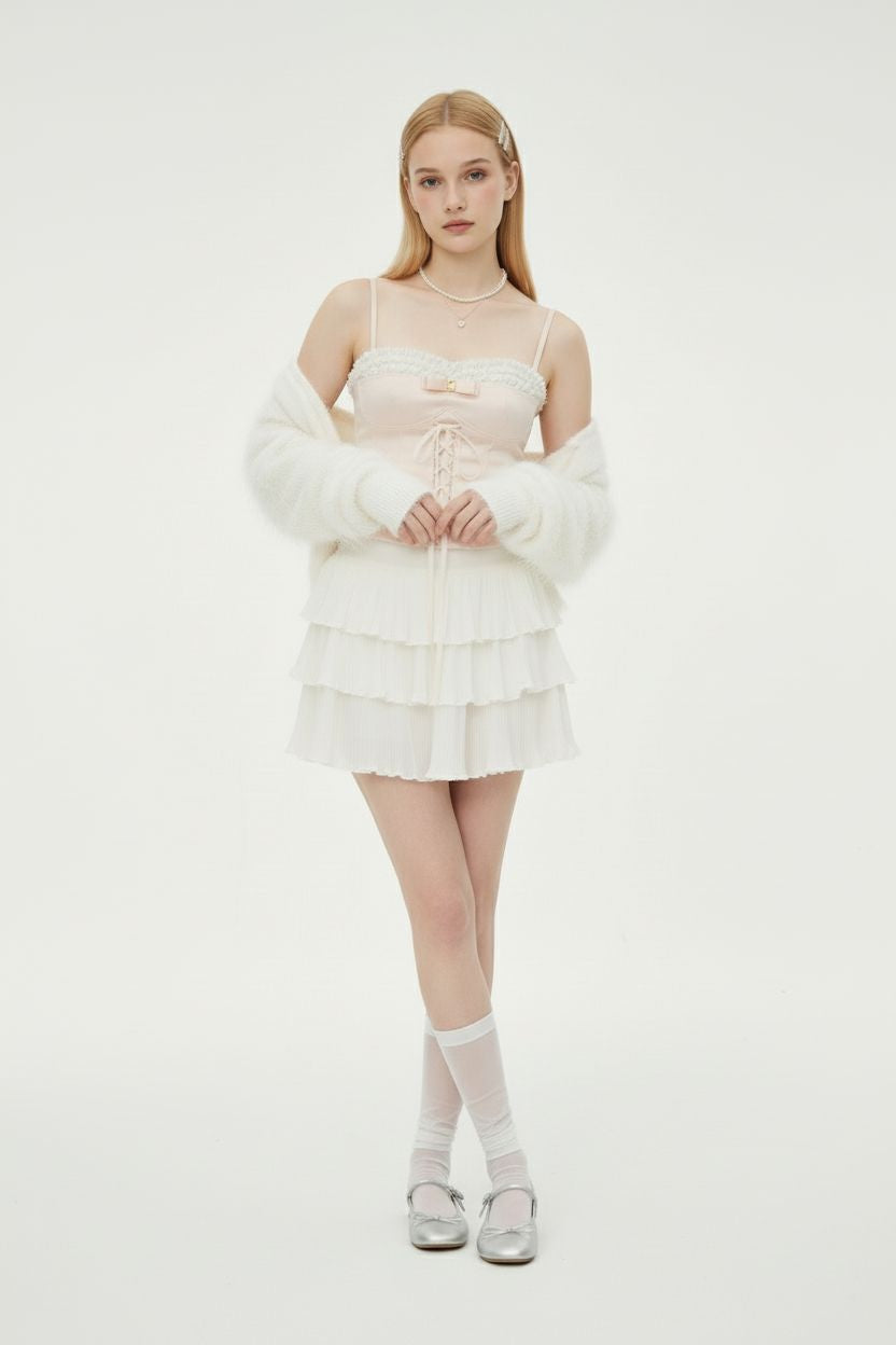 Cute Bow-Tie Lace Bralette Cami