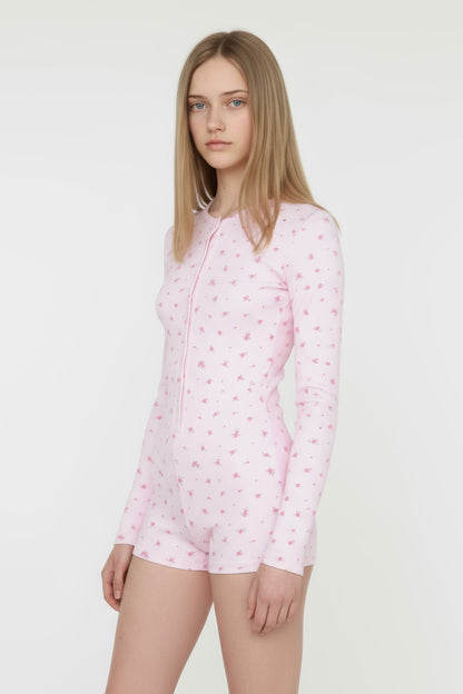 Stretch Floral Yoga Jumpsuit