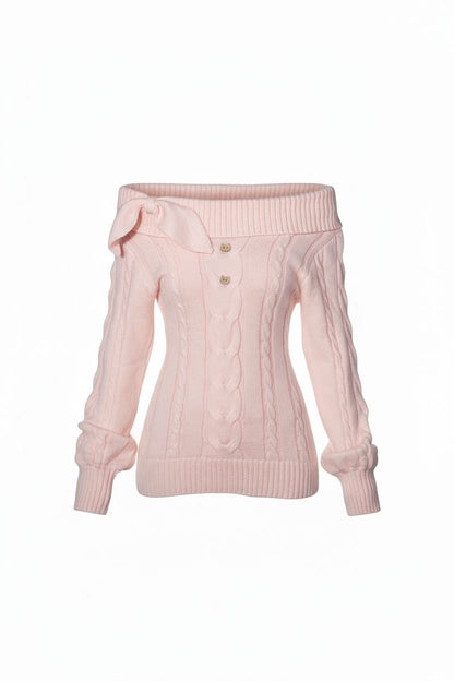 Bunny-Ear Decor Sweater