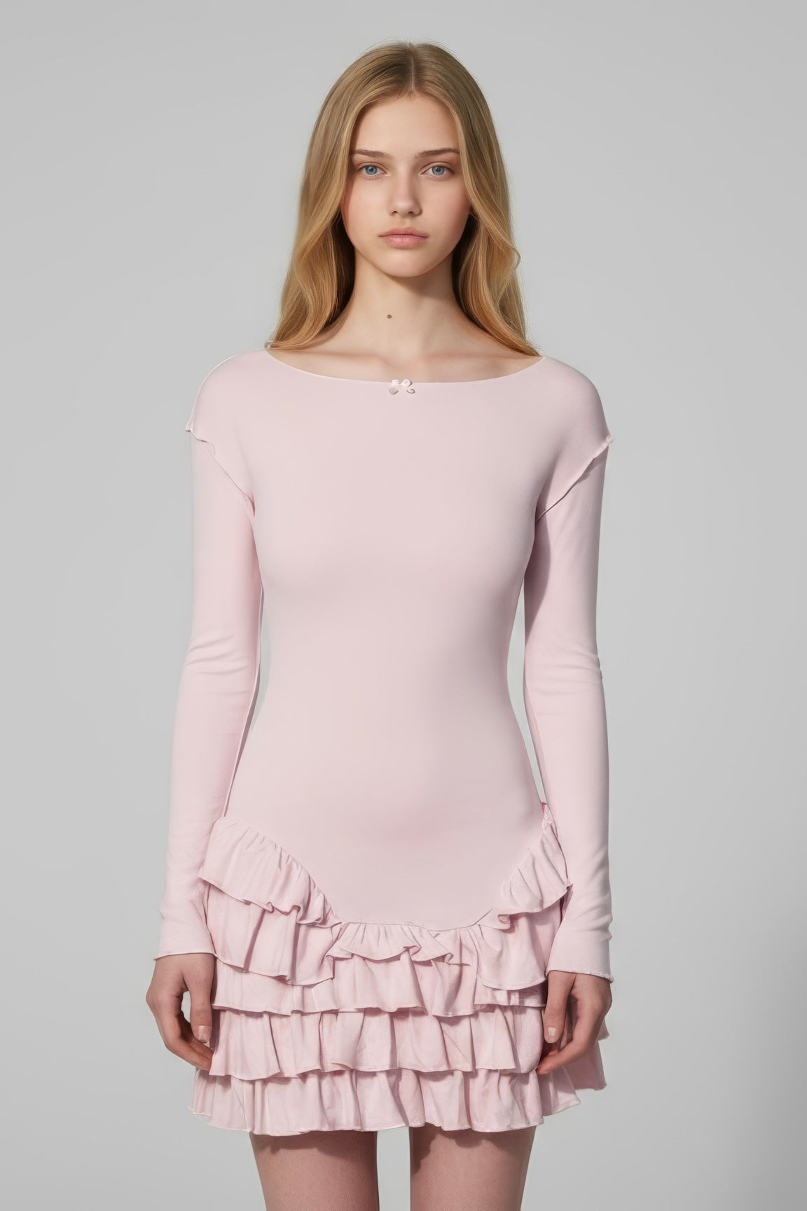 Baby Pink Ballet-Inspired Dress