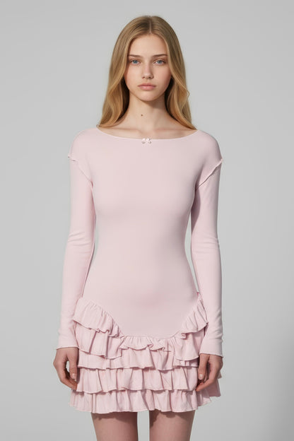 Baby Pink Ballet-Inspired Dress