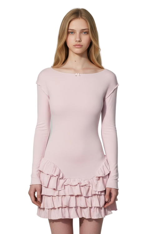 Baby Pink Ballet-Inspired Dress