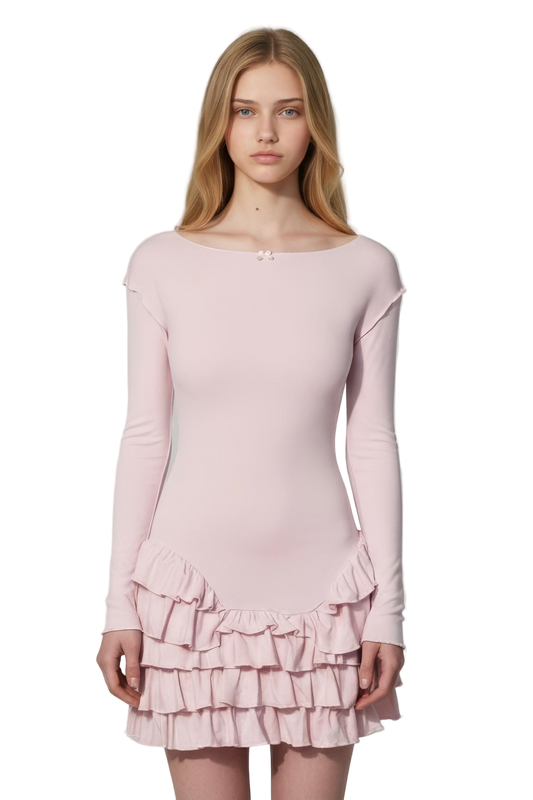 Baby Pink Ballet-Inspired Dress