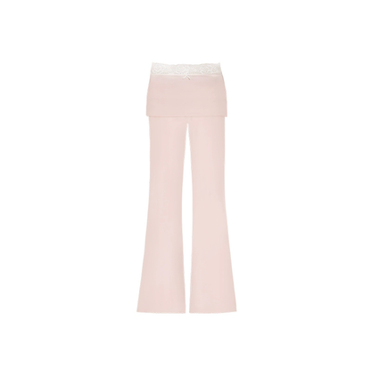 Cozy long sleeves & foldover pant outfit