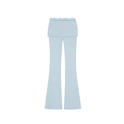Cozy long sleeves & foldover pant outfit