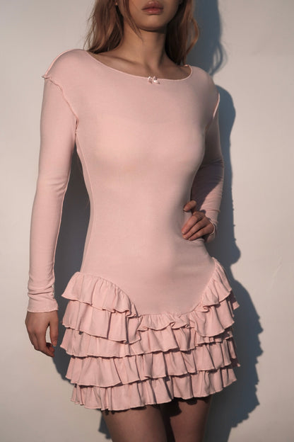 Baby Pink Ballet-Inspired Dress