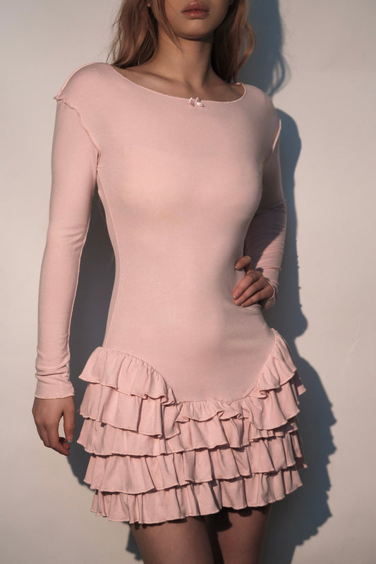 Baby Pink Ballet-Inspired Dress
