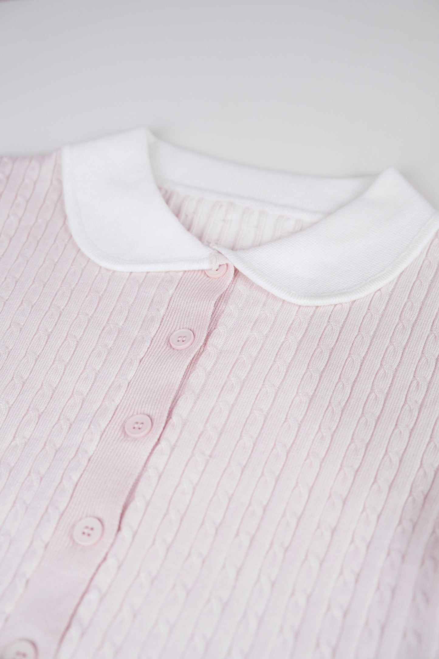 Dolly Collar Cable Knit Top