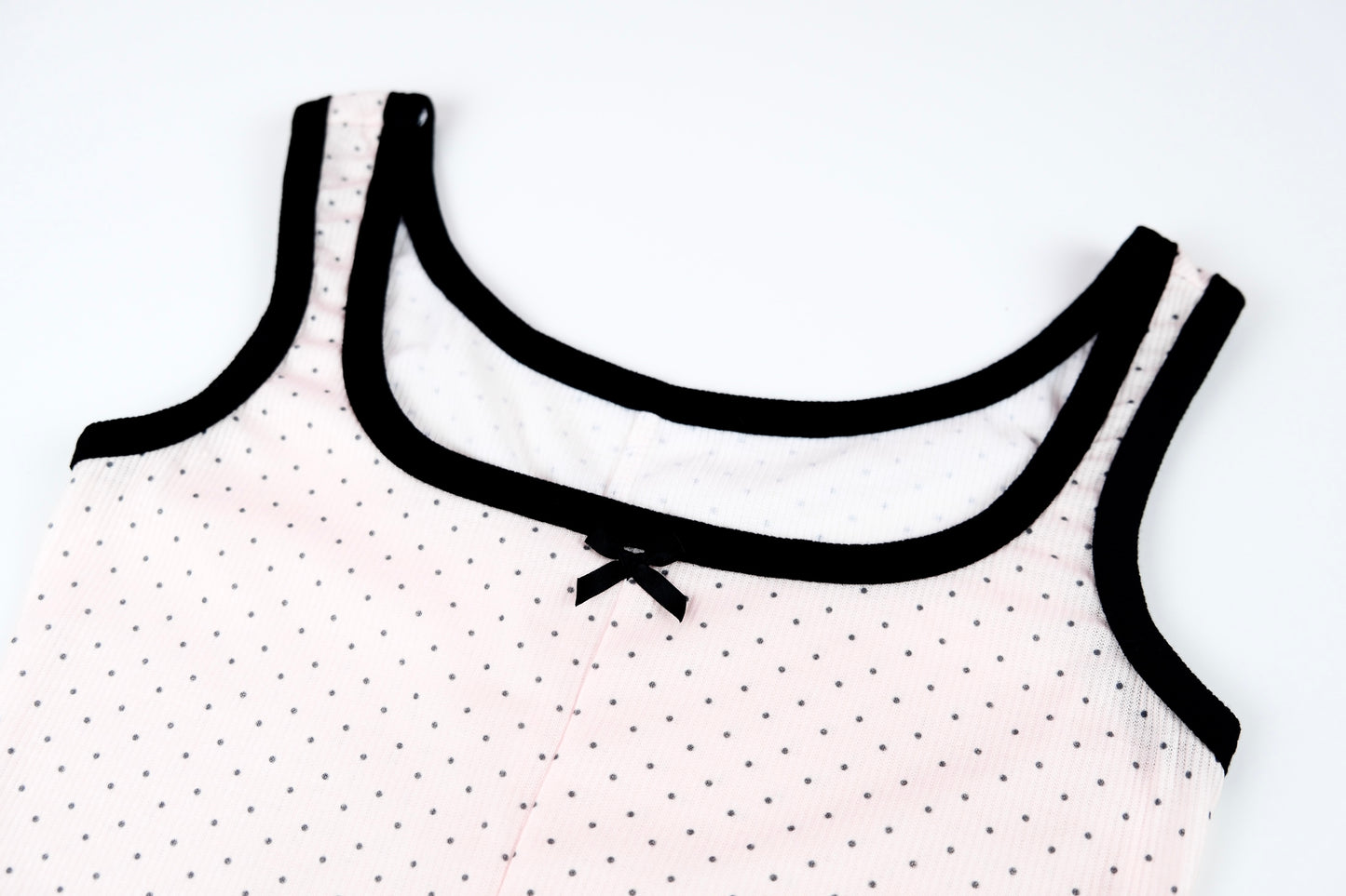 Pink Polka Dot Romper