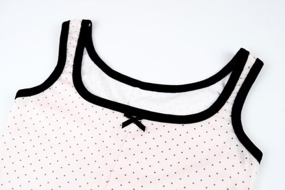 Pink Polka Dot Romper