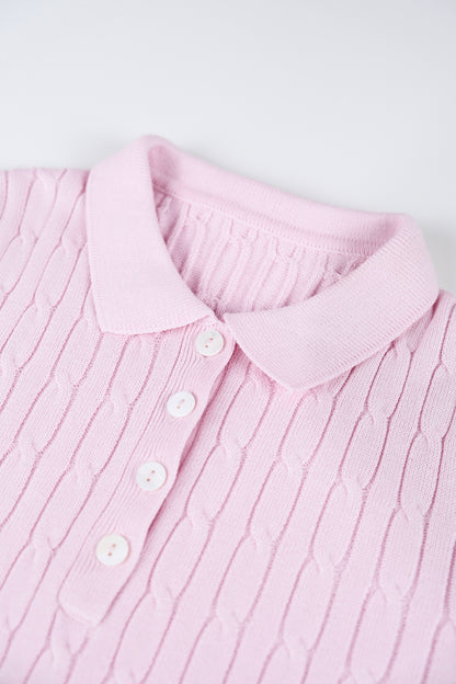 Classic Polo Neck Sweater Dress