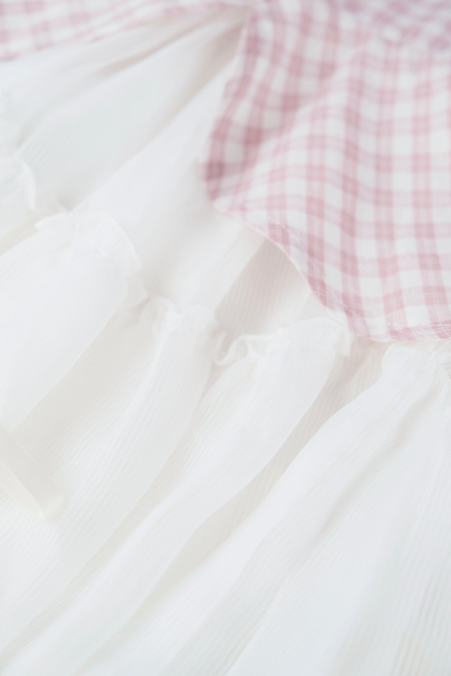 Gauze Plaid Dress Fabric