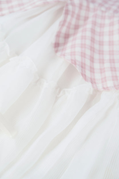 Gauze Plaid Dress Fabric