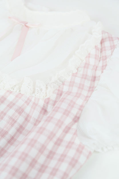 Gauze Plaid Dress Fabric