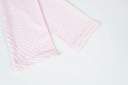 Pink Lace-Trimmed Top