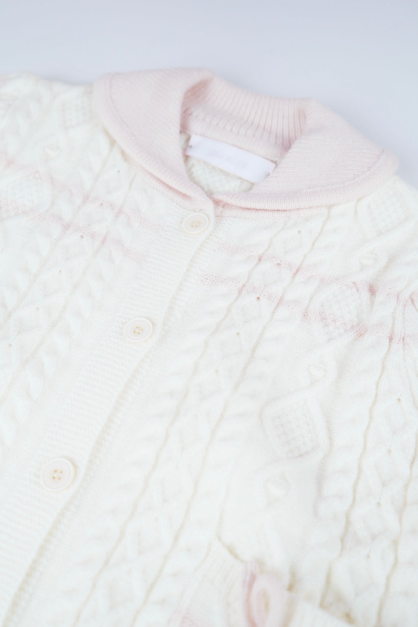 Doll Collar Aran Knit Co-ord Set