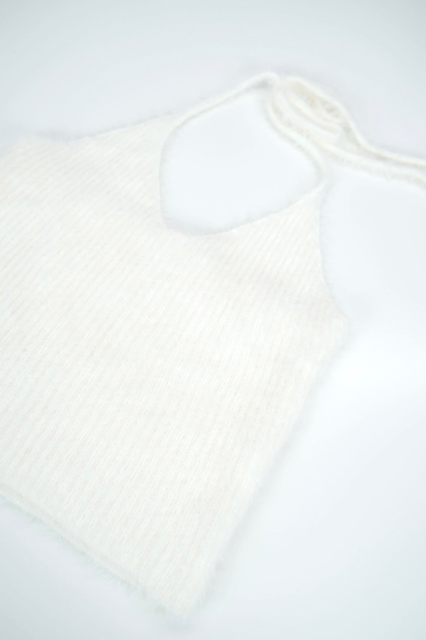 Mohair Cardigan, Vest & Skirt Trio Set