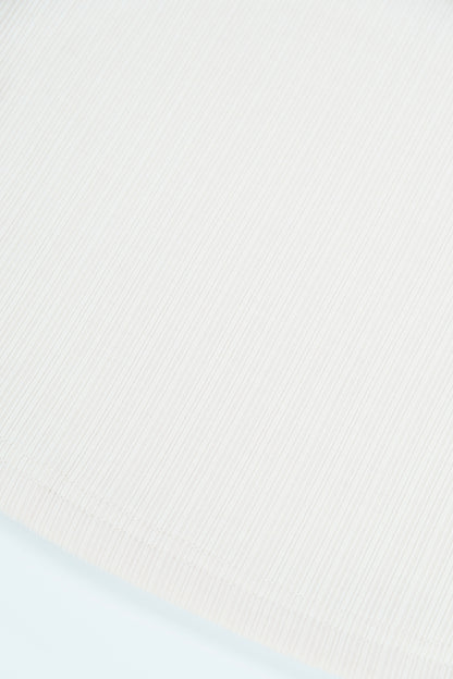 Cream Bow Accented Lace Blouse