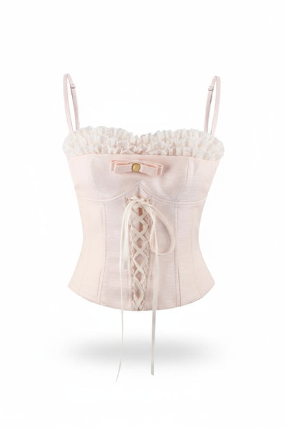 Cute Bow-Tie Lace Bralette Cami