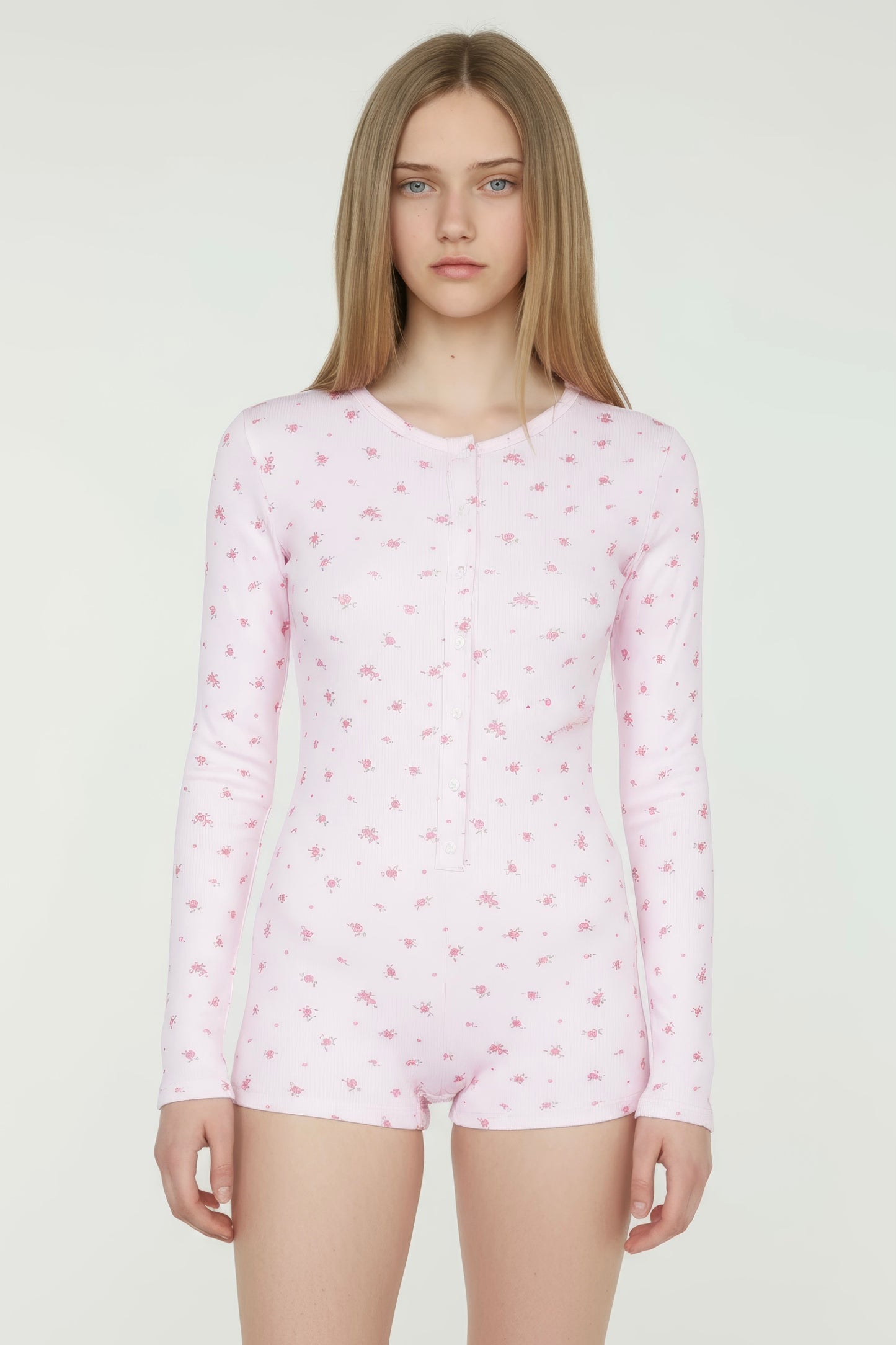 Stretch Floral Yoga Jumpsuit