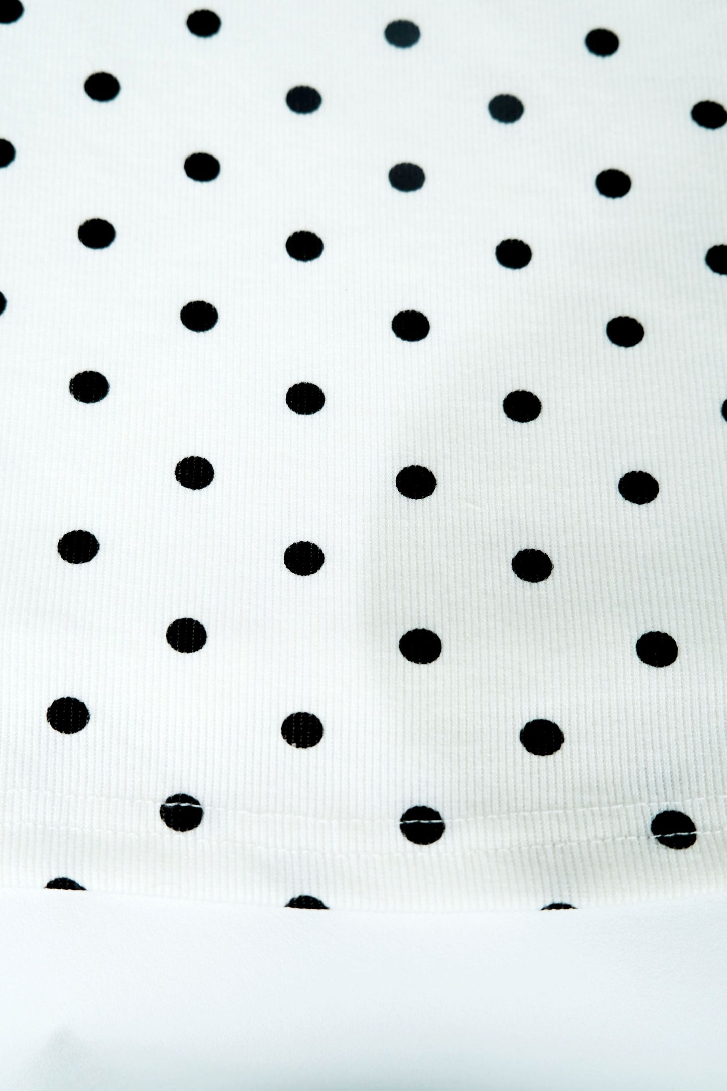 Bow-back black polka dot maxi dress