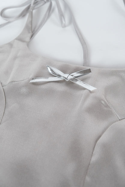 Champagne Latte Tone Slip Dress