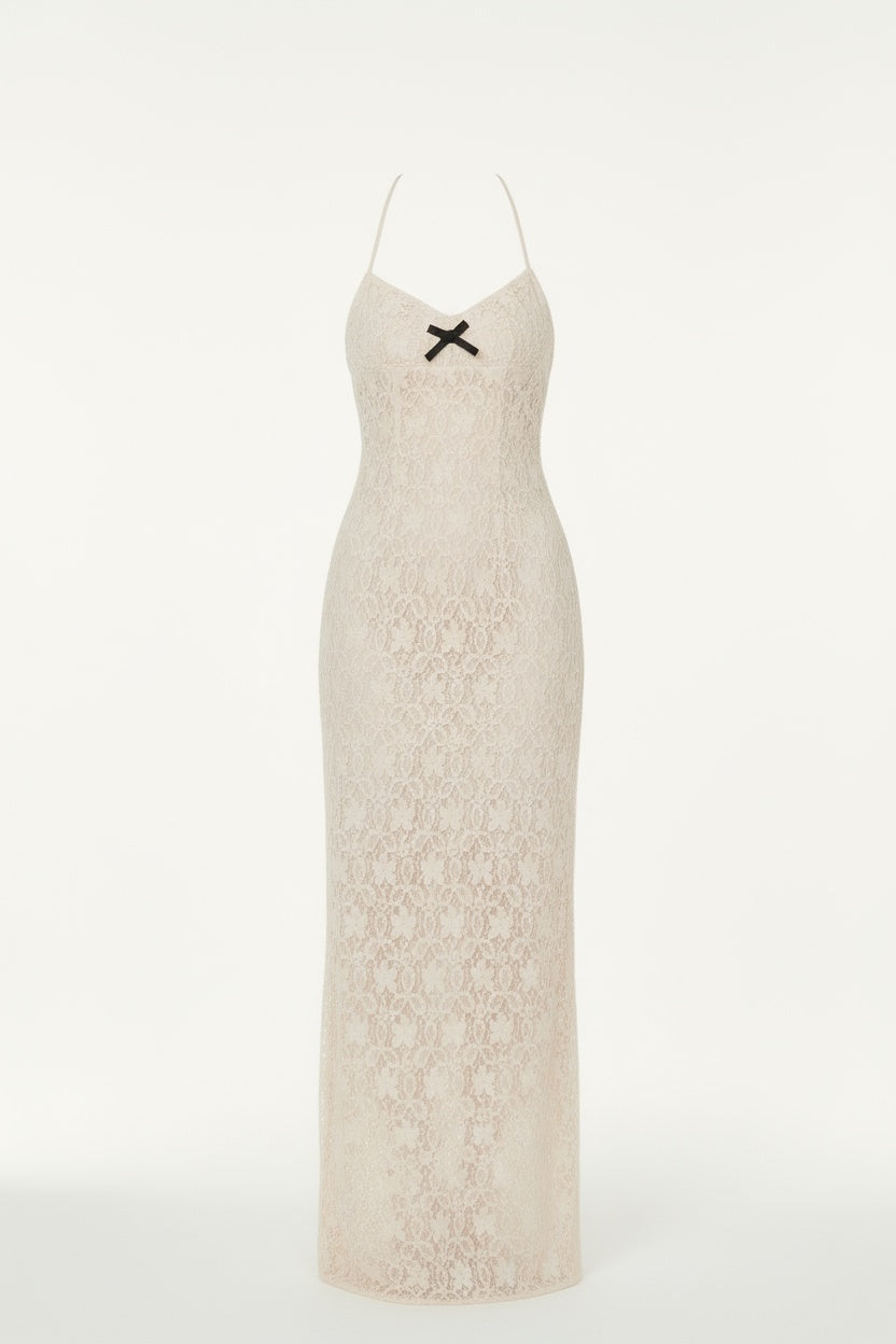 Polka Dot Slip Maxi Dress