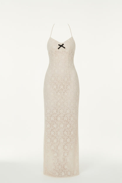 Polka Dot Slip Maxi Dress