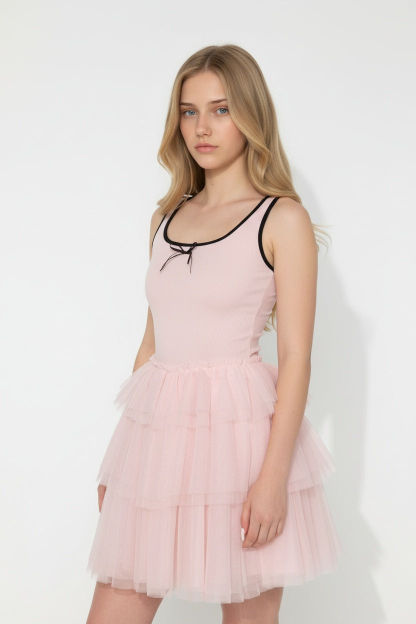 Ballet-Inspired Layered Tulle dress