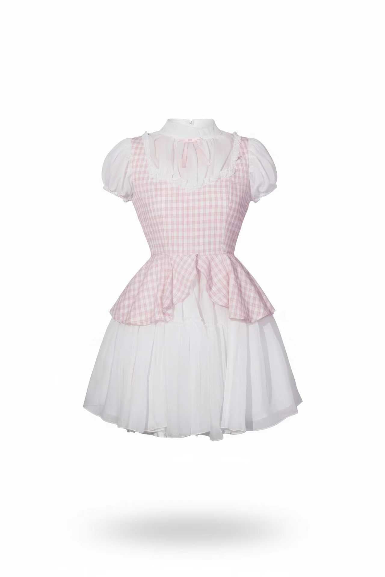 Gauze Plaid Dress Fabric