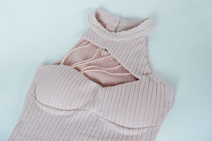 Off-Shoulder Knit Dress