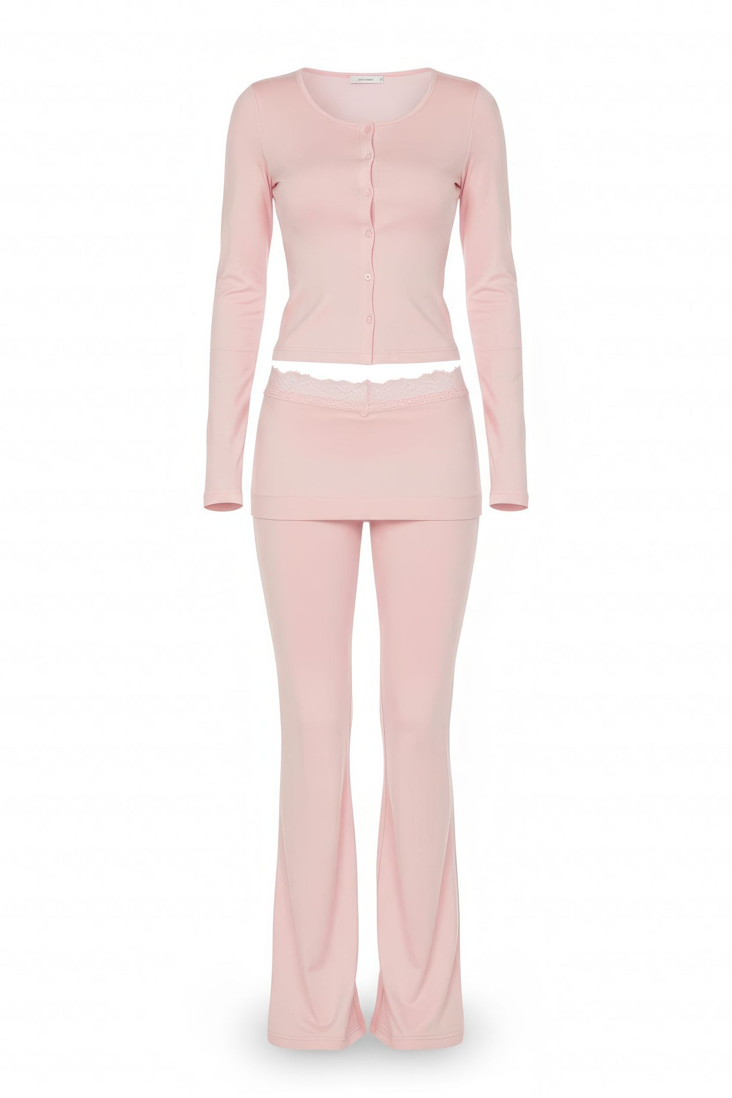 Cozy long sleeves & foldover pant outfit