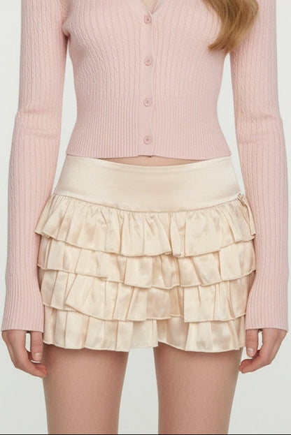 Buttercream Tiered Skirt