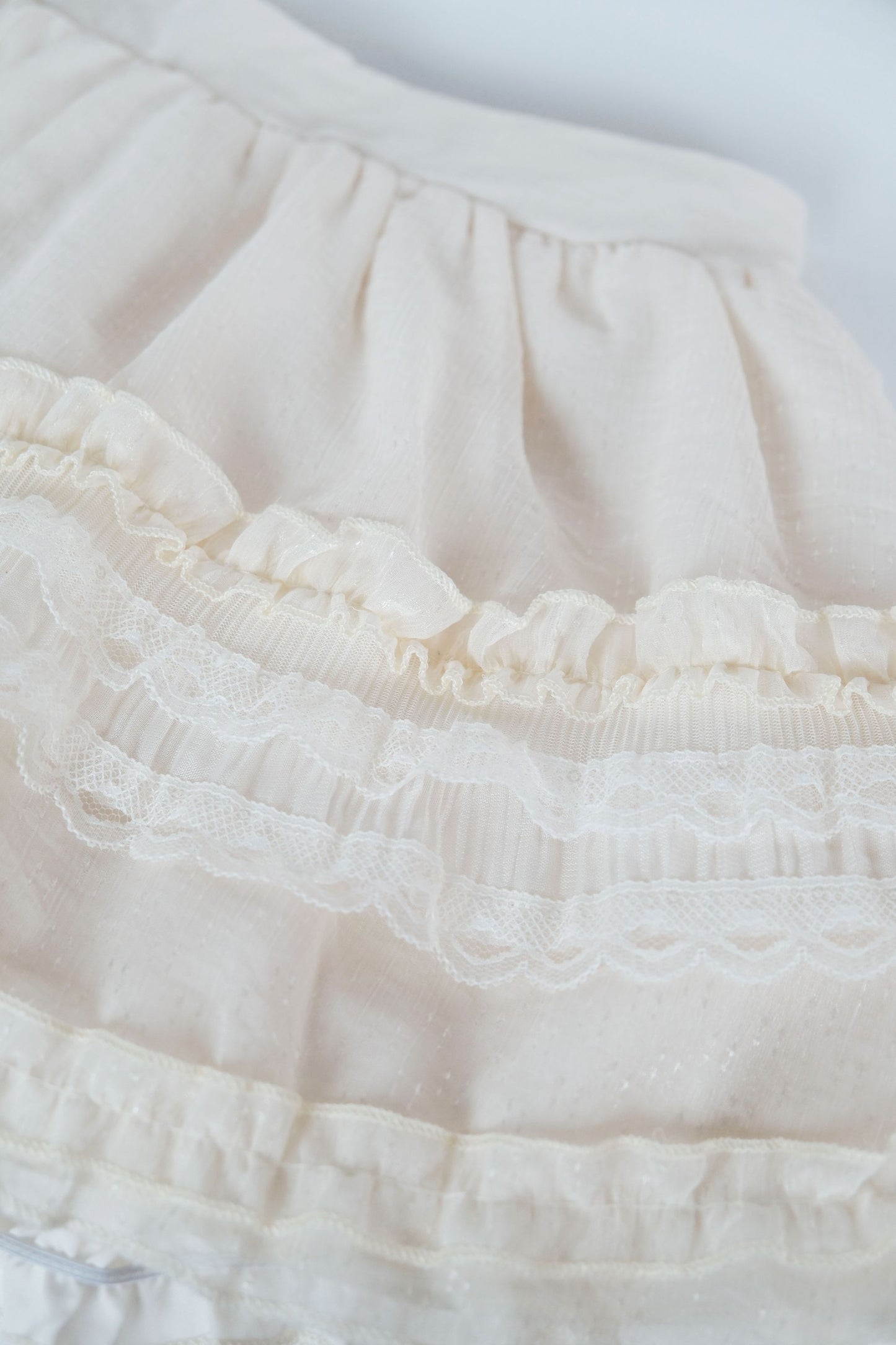 Sweetheart Neck Camisole with Cascading Tulle Mini Skirt