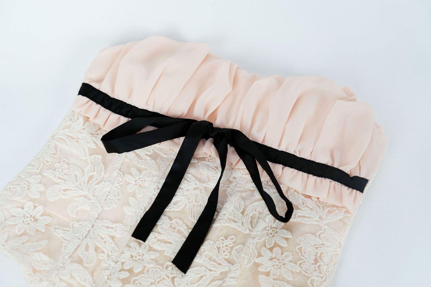 Lace Boned Bustier Corset