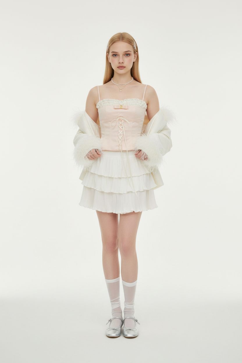 Cute Bow-Tie Lace Bralette Cami