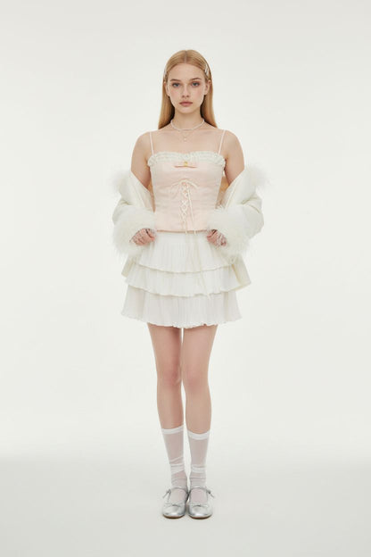 Cute Bow-Tie Lace Bralette Cami