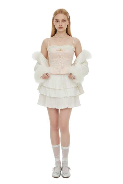 Cute Bow-Tie Lace Bralette Cami