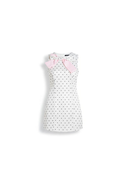 Polka Dots Sleeveless Dress