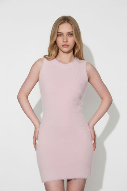 Cozy Plush-Touch Short Dress