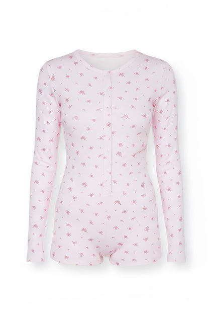 Stretch Floral Yoga Jumpsuit