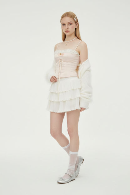 Cute Bow-Tie Lace Bralette Cami