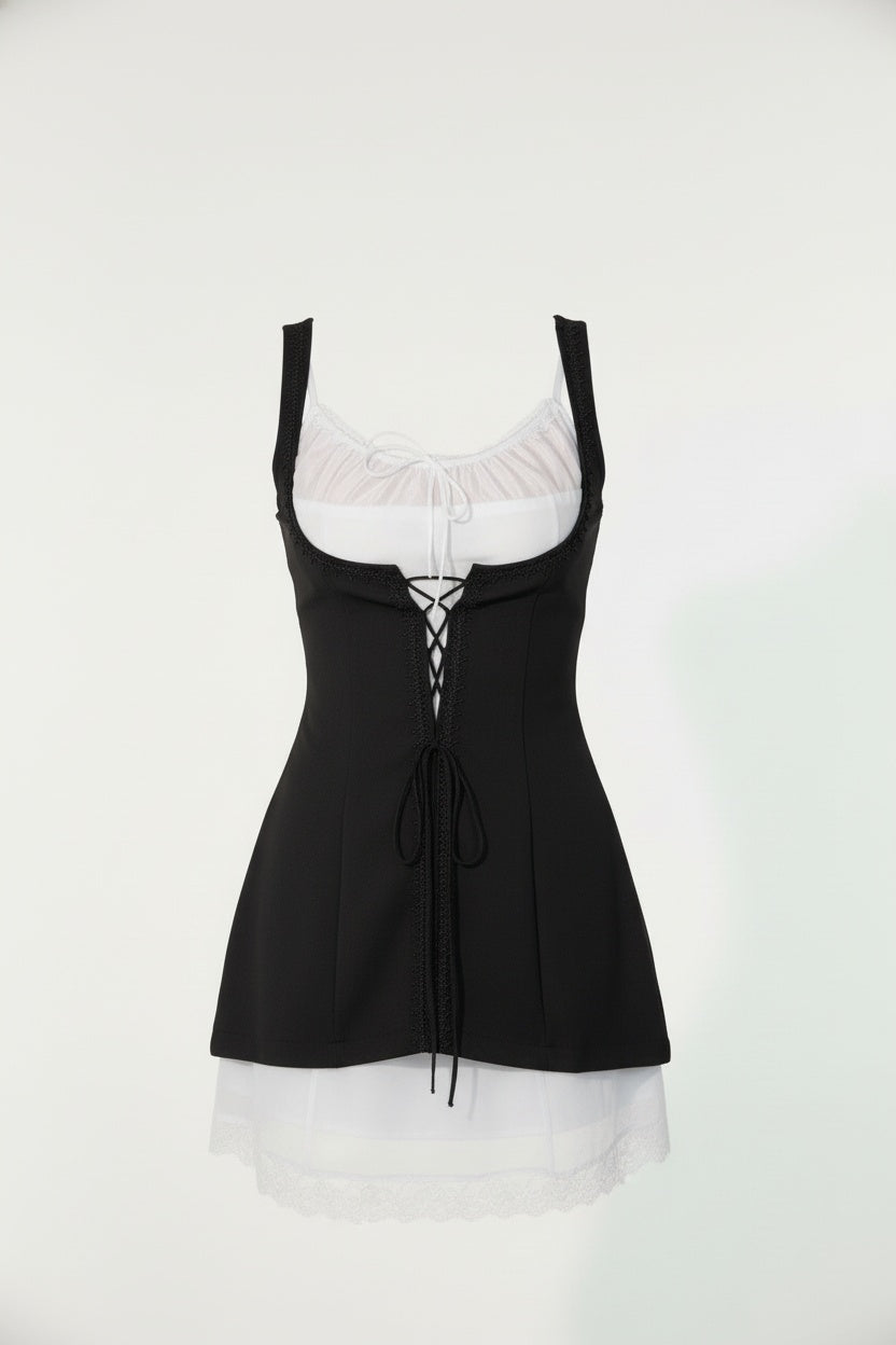 Double-Layer Dress Set