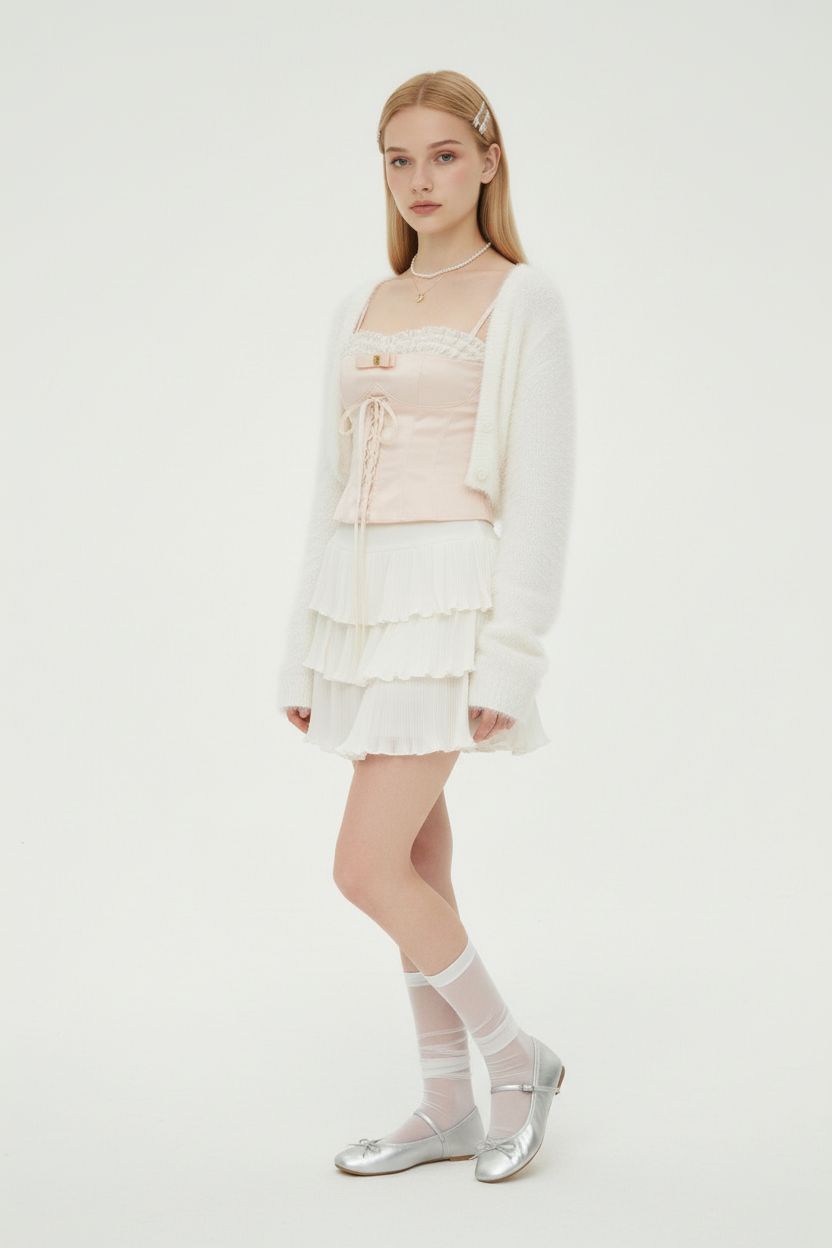 Cute Bow-Tie Lace Bralette Cami